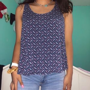 Aeropostale Floral Tank